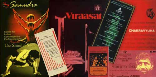 Posters and Invitations archived at Natarang Pratishthan
