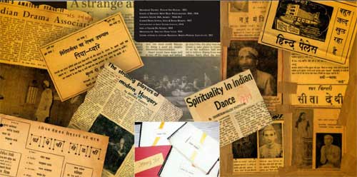 Press Clippings and Publicity Material archived at Natarang Pratishthan